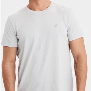 American Eagle Slim Fit Crew Neck T-Shirt White